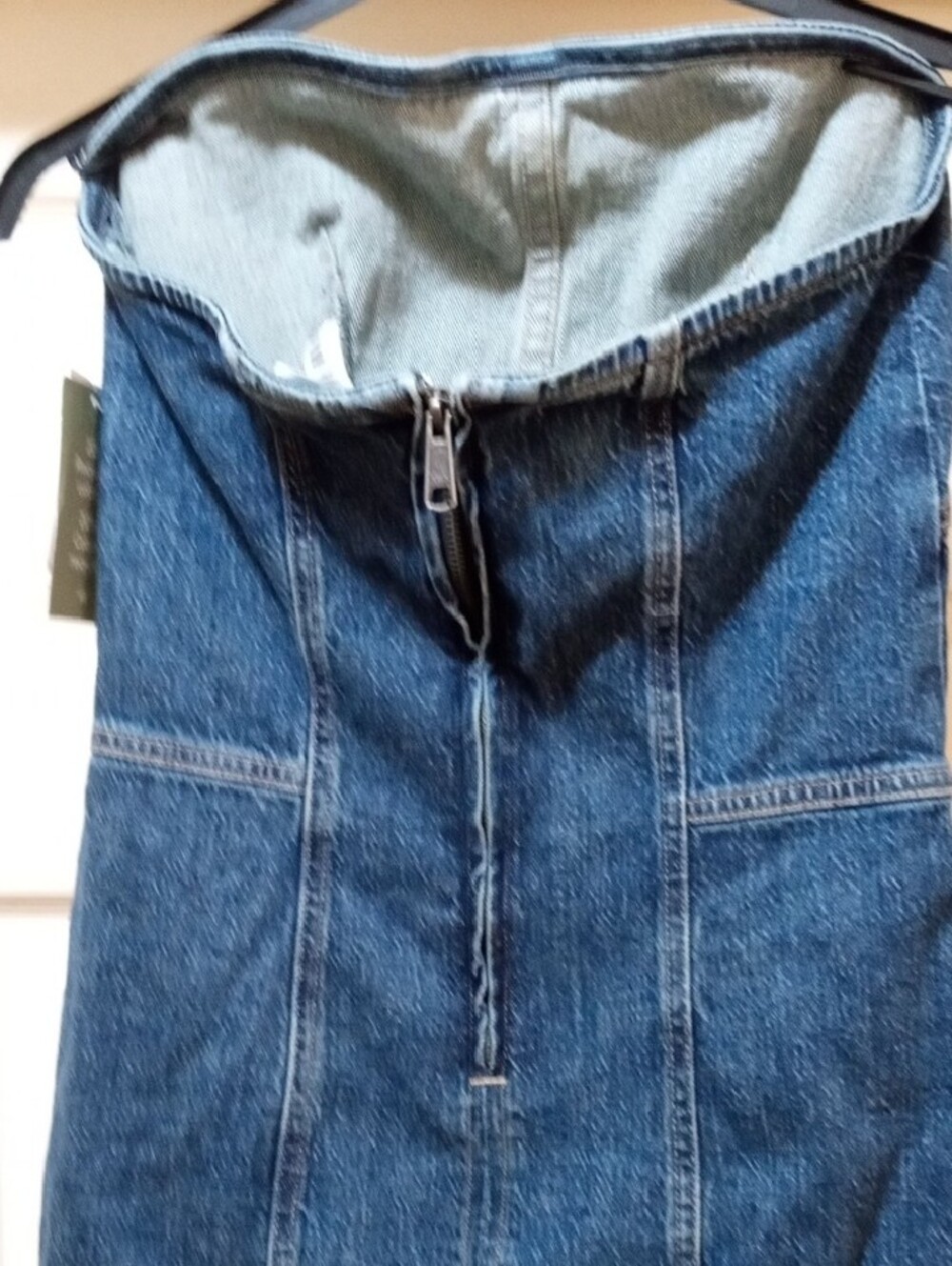 H&M Blue Denim Tube Dress - Picture 7 of 9